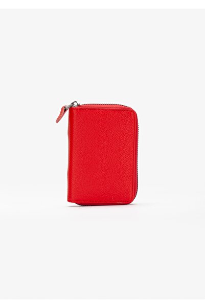 Niki Leather Arahi Vintage Deri Fermuarlı Unisex Kartlık Cüzdan