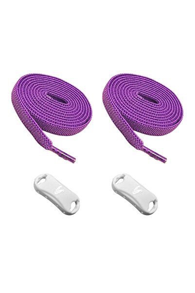 ipekbazaar Takbırak Elastic Shoelaces, Laceless Smart Laces, Purple