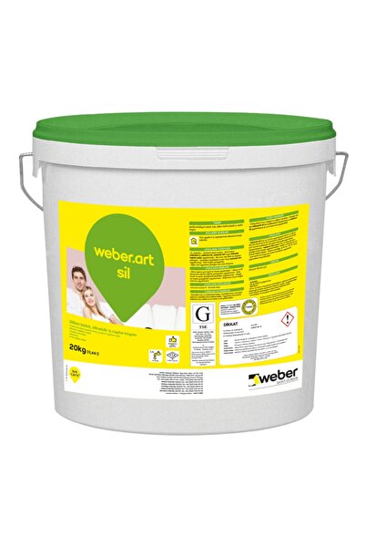 WEBER Silikon Katkılı Silinebilir İç Cephe Boyası Art Sıl 20 kg Birgi