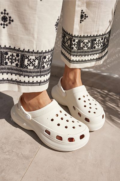 ANGELİNA JONES Parna Unisex White Eva Summer Beach-day Platform Slippers
