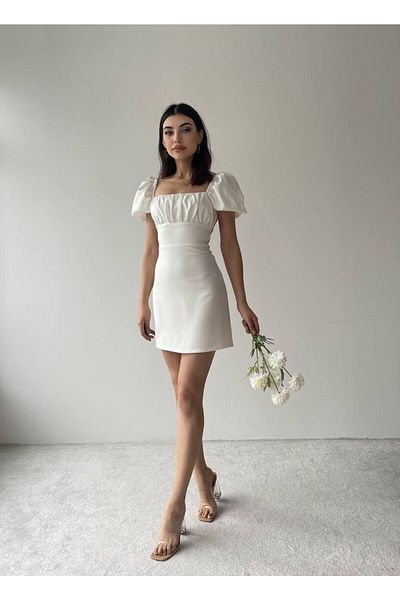 HASYAMORE Rochie de damă Atlas Mini fără spate cu design special