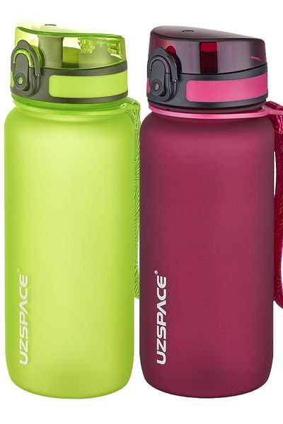 Uzspace 650 Ml 2-Piece Tritan Flask Set in 14 Different Color Options - Fiftyfifty