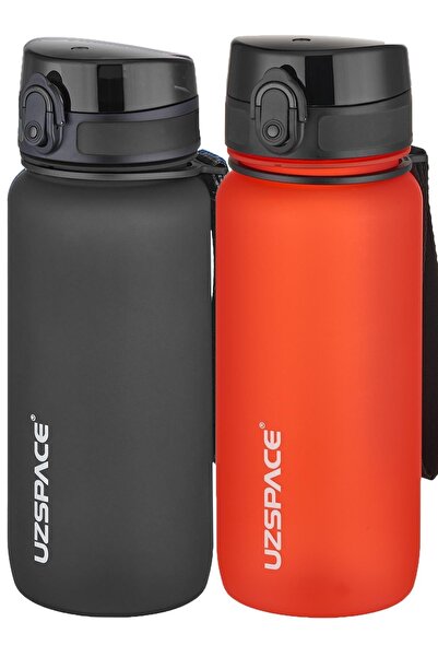 Uzspace 2-Piece Tritan Flask Set 650 Ml 14 Different Color Options Fiftyfifty