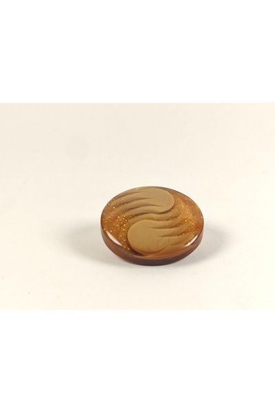 Kariyer Astar 2.7 Cm Footed Polyester Whiskey Color 10 Pieces Buttons