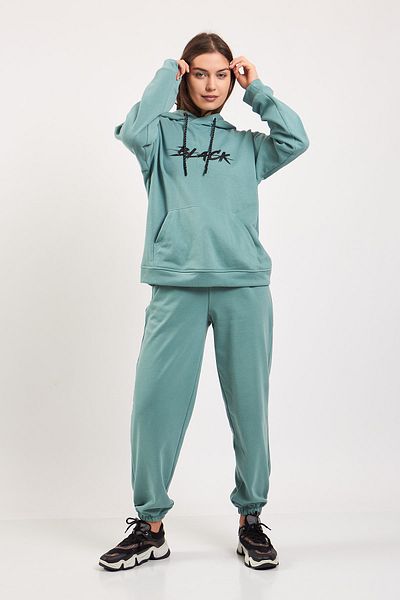 Moda Tuğram Σετ αθλητική φόρμα Water Green Oversize Bottom Top