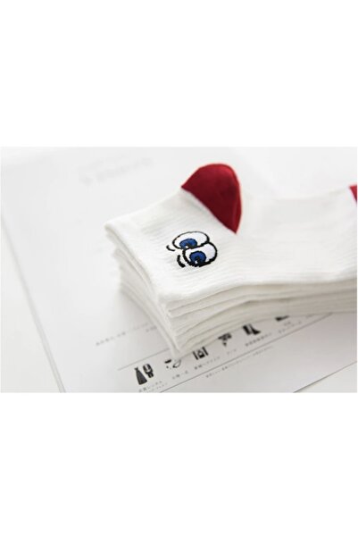 footmania Σετ κάλτσες 5" Ζευγάρι Γυναικείες Half Conch Confused Eyes