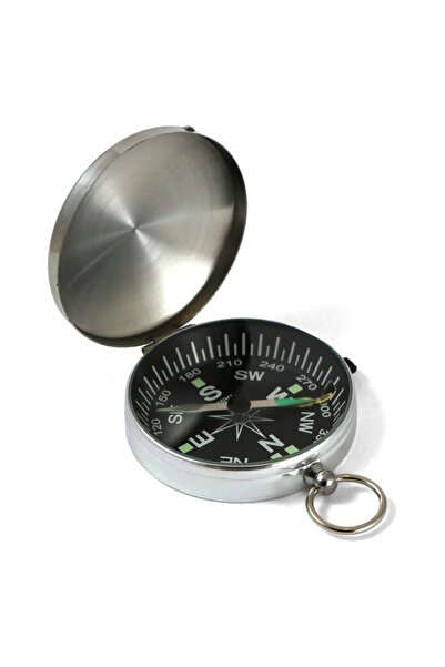 LEIDORY Yuvarlak Metal Kasa Kutulu Su Geçirmez Dayanıklı Pusula