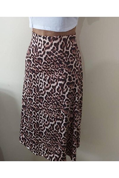 merlavin Fusta midi din microțesătură pentru femei (opțiuni de culoare)