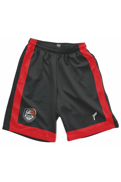 Freysport Pantaloni scurți de baschet Negru Roșu