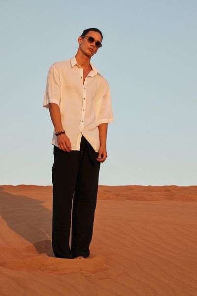 Dear Deer White Oversize Shirt