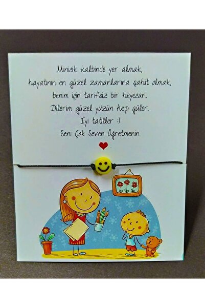 sandal hediyelik Iyi Tatiller,okula, Sınıfına Hoşgeldin Hediyesi Ipli Gülen Y...