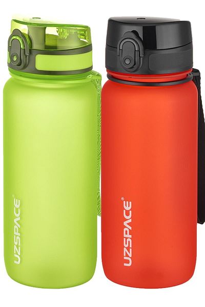 Uzspace 2-Piece Tritan Flask Set 650 Ml 14 Different Color Options Fiftyfifty