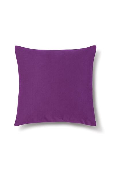 Demor Home Soft Series Amethyst Color Throw Pillow, Pillowcase