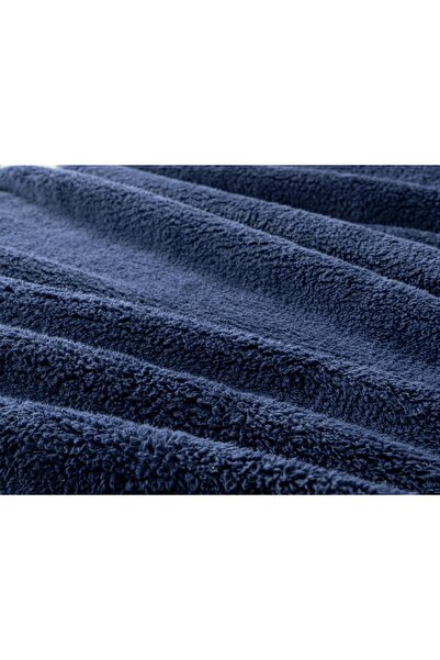 English Home Softy Wellsoft Tek Kişilik Battaniye 150x200 Cm Gece Mavisi