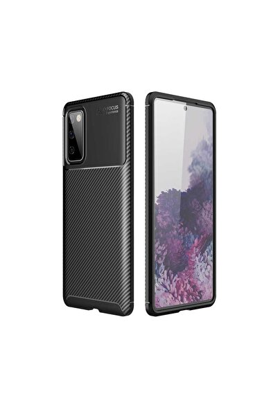 Samsung Galaxy S20 Fe Case Carbon Design Wonderful Cut Negro Cover