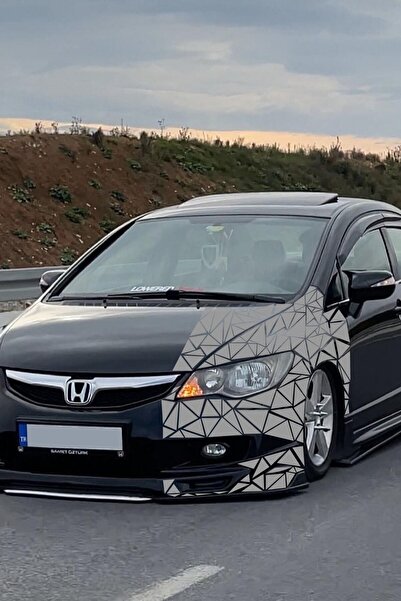 STİCKERCI BEY رقائق طلاء السيارة المموهة ذات اللون الرمادي الفاتح بطول 1 متر ...