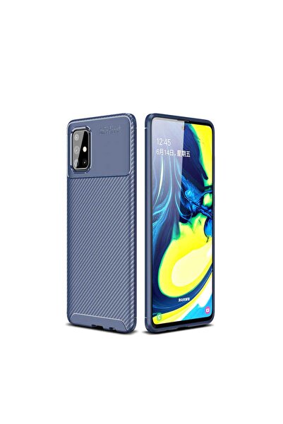 Samsung Galaxy A71 Case Carbon Design Wonderful Cut Negro Cover