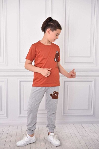 Bebezeyn بدلة مزدوجة للأولاد والبنات مع تفاصيل الدبدوب