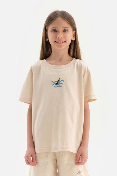 Dagi Béžové Unisex tričko Local Seed Cotton Cotton