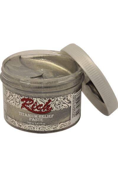 Rich Titanyum Rölyef Pasta 160 cc Antik Gümüş 5504