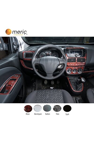 meriç cockpit design ميريتش ®   فيات دوبلو توربيدو أمامي مطلي أسود لامع 27 قط...