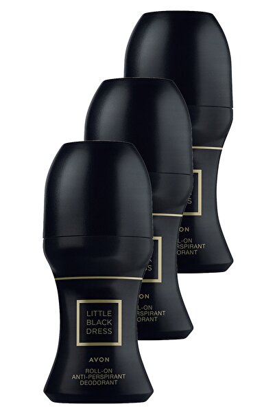 AVON Little Black Dress Kadın Rollon 50 Ml. Üçlü Set
