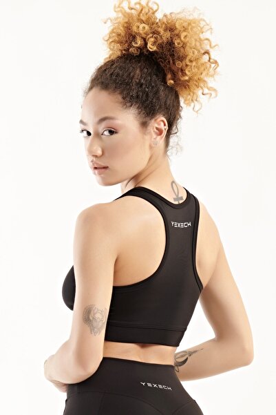 YEXECH Women's Sports Bra Rise Series - Black – Rise Series Sports Bra