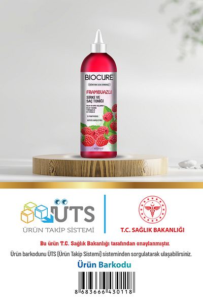Biocure Raspberry Vinegar and Hair Tonic 400 Ml