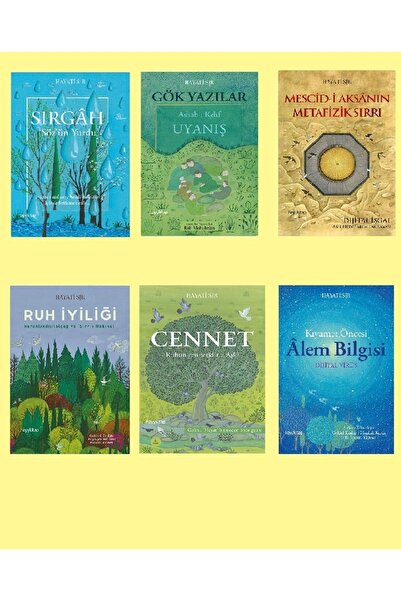 hayykitap Hayati Sır 6 Lı Set / Sırgah - Gök Yazılar - Ruh Iyiliği - Mescid-i...