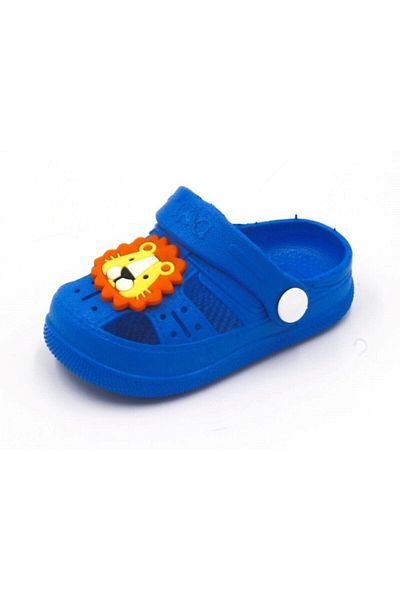 Daye Non-Slip Sole, Animal Figured, Orthopedic Children's Sandals Slippers - Blue