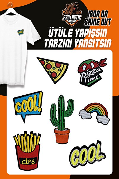 FANTASTIC ARMA Set de armă țesută care se lipsește cu fier de călcat Patch Cool Model