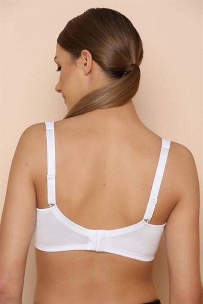 Le Jardin Tulle Covered Soft Cup Bra - 9200 White