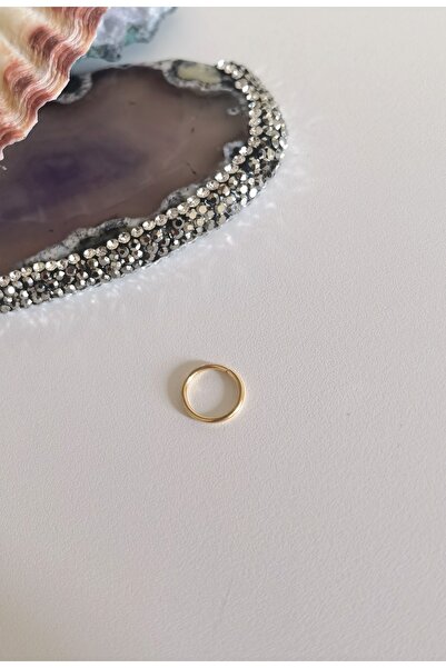 Bylin %100 316 L Cerrahi Çelik Halka Hızma, Piercing / Halka Çapı 6 Mm/halka Kalınlığı 0,8 Mm/ 1 Adet