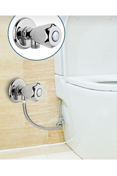 İSAOĞLU YAPI Bidet Faucet Big Head Intermediate Faucet Toilet Seat Faucet Brass Material Intermediate Faucet
