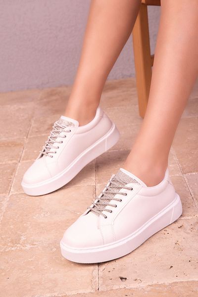 SOHO Women's White Sneakers 18145