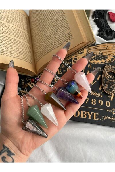 REGIN COLLECTIVE Ametist Doğal Taş Pandül - Sarkaç