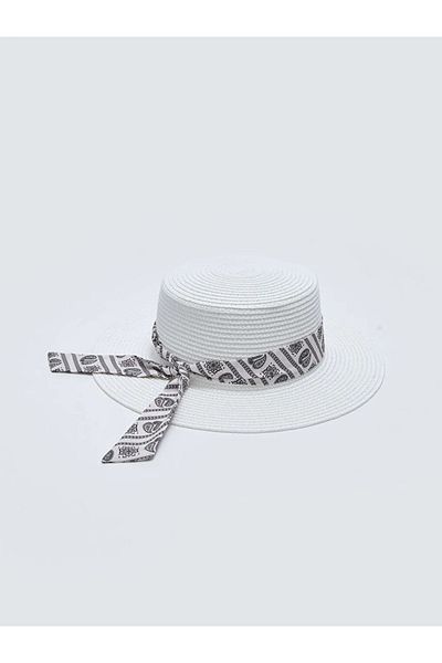 LC Waikiki Γυναικείο ψάθινο καπέλο Fedora
