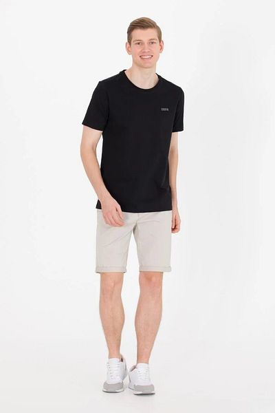 U.S. Polo Assn. Men's Black Crew Neck Basic T-shirt