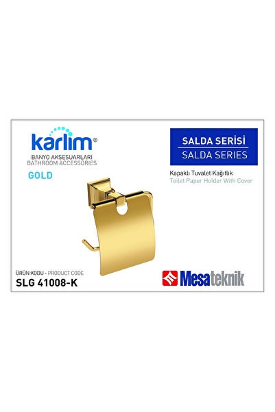 Karlim ®   Θήκη για χαρτί υγείας με καπάκι της σειράς Salda