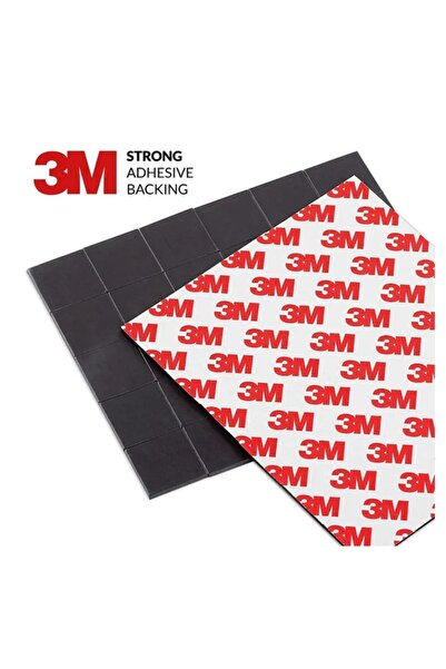 AYMAGNET 3m 30 Adet 30x30 Yapışkanlı Mıknatıs Magnet, Mıknatısı Dolap, Nişan, Bebek Güçlü Çok Amaçlı Süsleme