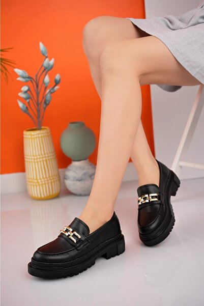 hmdyıl Klasik Günlük Ayakkabı Oxford Altın Tokalı