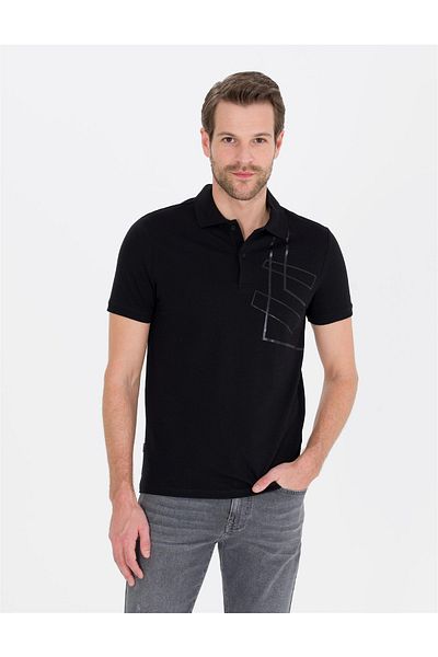 Pierre Cardin Slim Fit Polo T-shirt με λαιμόκοψη