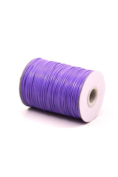 yfhobi 5 Metre - Parlak Eflatun Renk Kore Ipi, Kolye, Bileklik, Takı Ipi