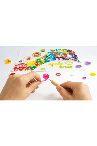 Jet Online Kalın Quilling Seti, Kağıt Katlama Sanatı, Kıvırma Sanatı, Telkari 1x50 Cm