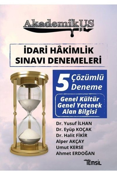 Temsil Kitap Akademikus Idari Hakimlik Sınavı Denemeleri Çözümlü 5 Deneme