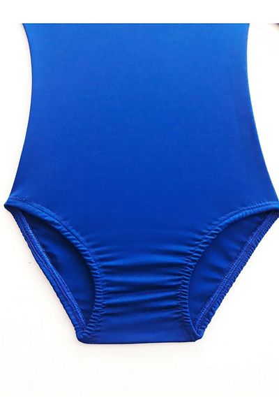 LULLY KİDS Lully Kids Girls Mint Green Boat Neck Gymnastics Ballet Swimsuit