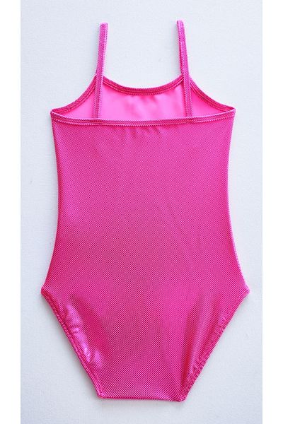 LULLY KİDS Lully Kids Girl's Bright Fuchsia Rope Strap Swimsuit
