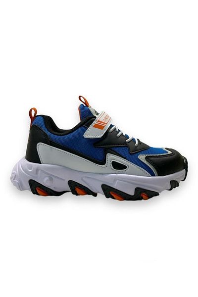 pepino 1417 Tenis ortopedic pentru băiat albastru/negru/portocaliu