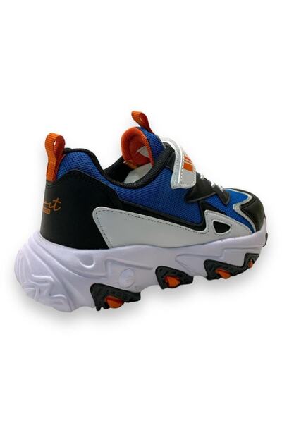 pepino 1417 Tenis ortopedic pentru băiat albastru/negru/portocaliu