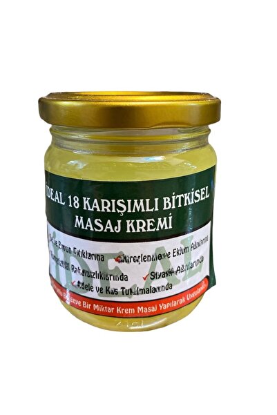 Çağlayan Aktar Yöresel Ürünler İdeal 18 Karışımlı Bitkisel Masaj Kremi  +(Ağr...